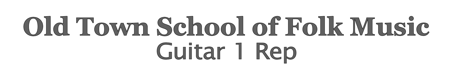 Old Town School of Folk Music - Guitar 1 Rep